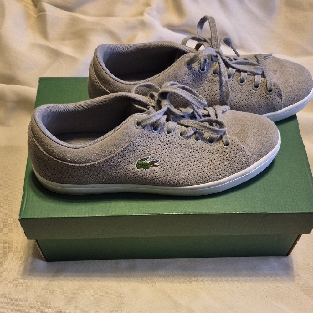 Lacoste Light Gray Casual Shoes